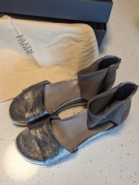 Eileen FIsher Metallic Sancals